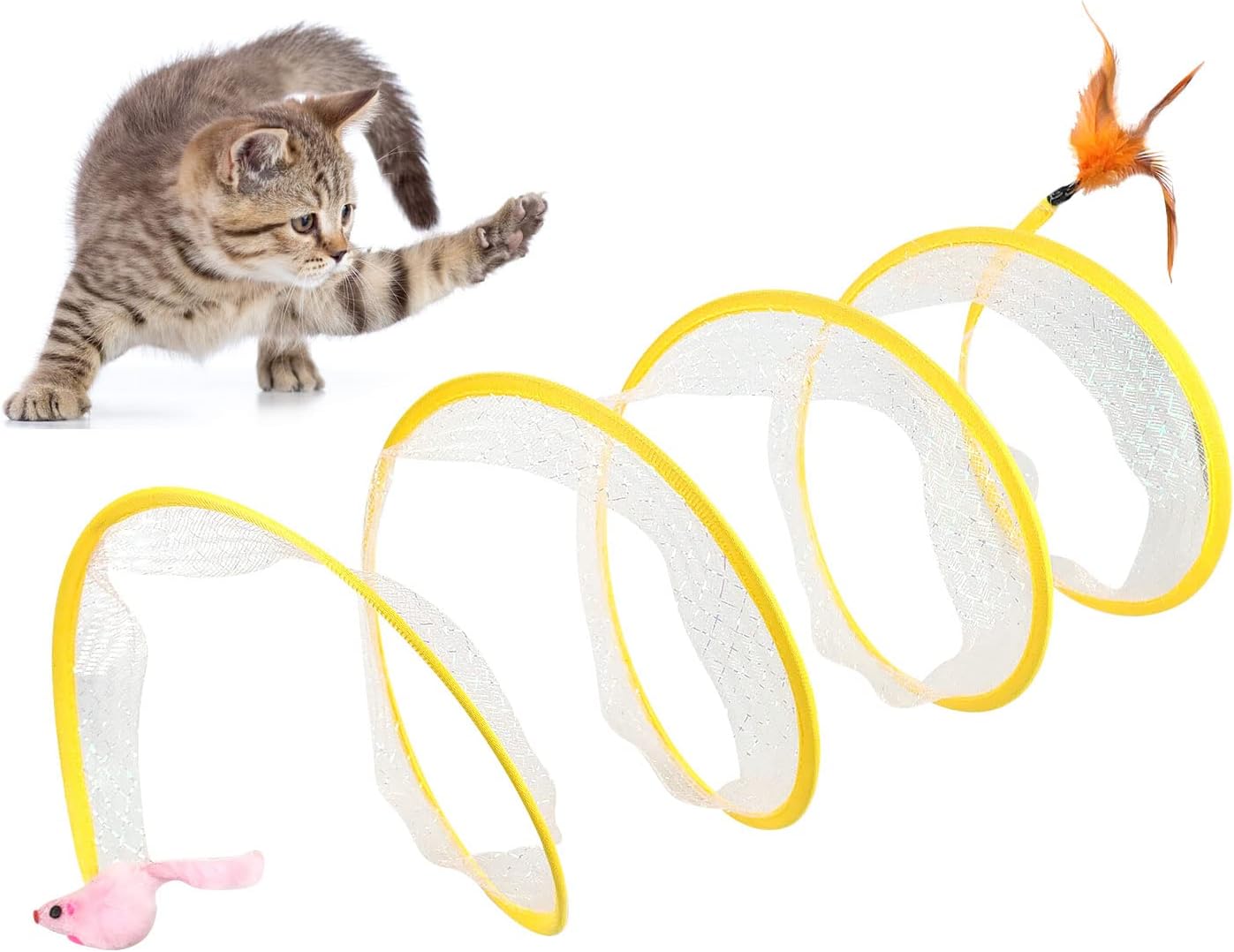 Cat Tunnel Toy - Folded Cat Tunnel S Type Cats