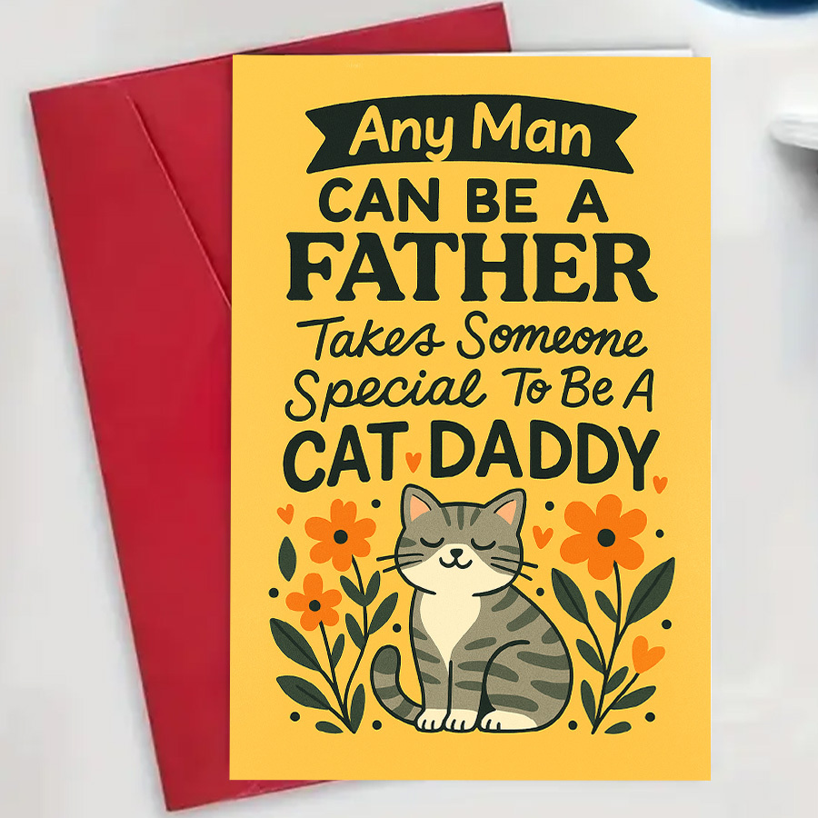 1Pcs Father's Day Greeting Car - огляд і ціна Pet Supplies Gift Card