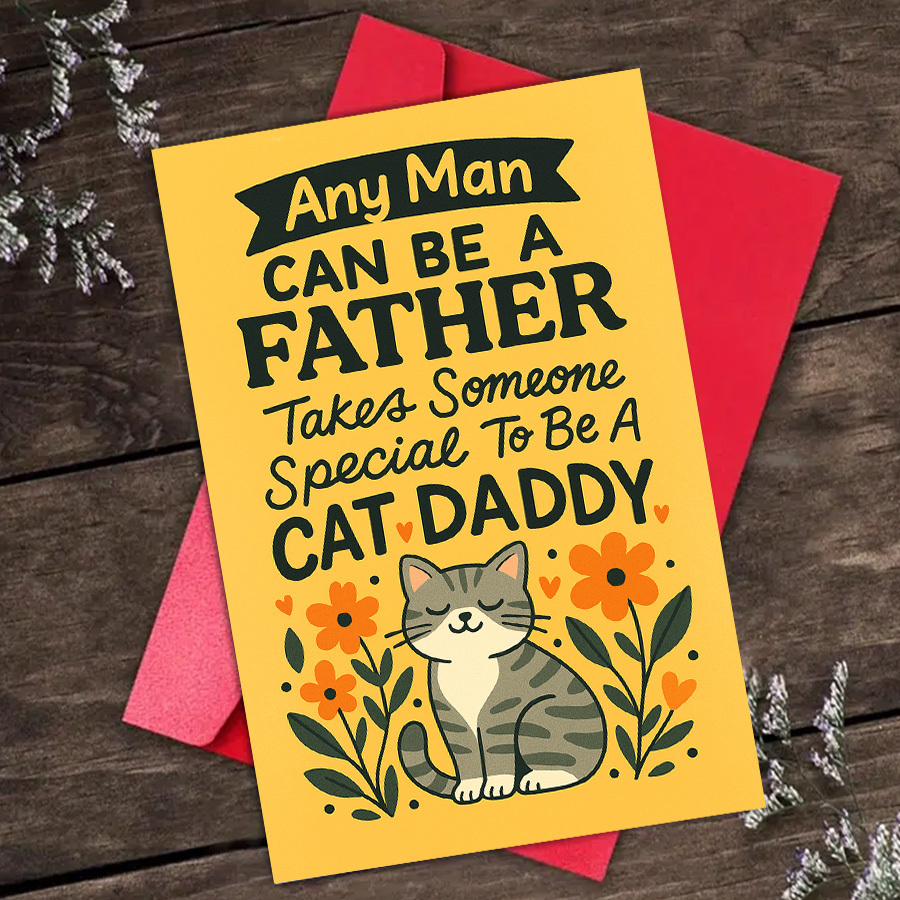 1Pcs Father's Day Greeting Car - огляд і ціна Pet Supplies Gift Card
