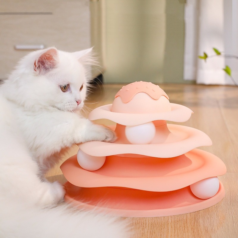 Ball Spinning Cat Toy Rotating - огляд і ціна Cat Tunnel Toy