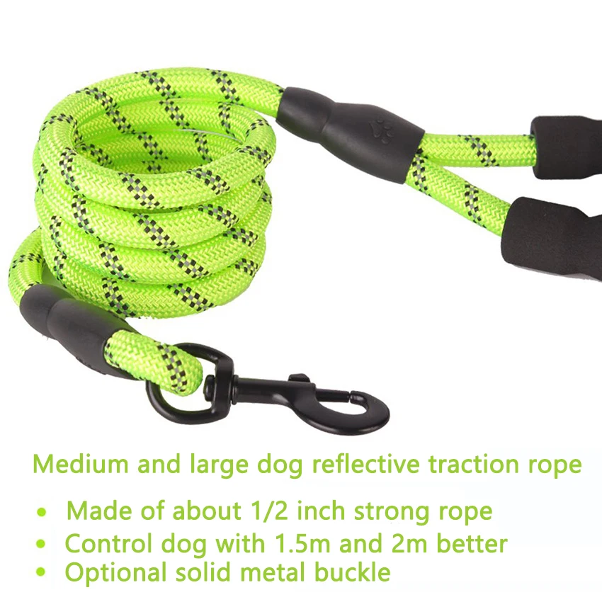 1.5M/2M/3M Large Dog Rope Roun - огляд і ціна Retractable Dog Leash