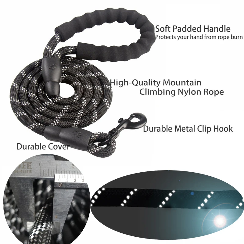 1.5M/2M/3M Large Dog Rope Roun - огляд і ціна Retractable Dog Leash