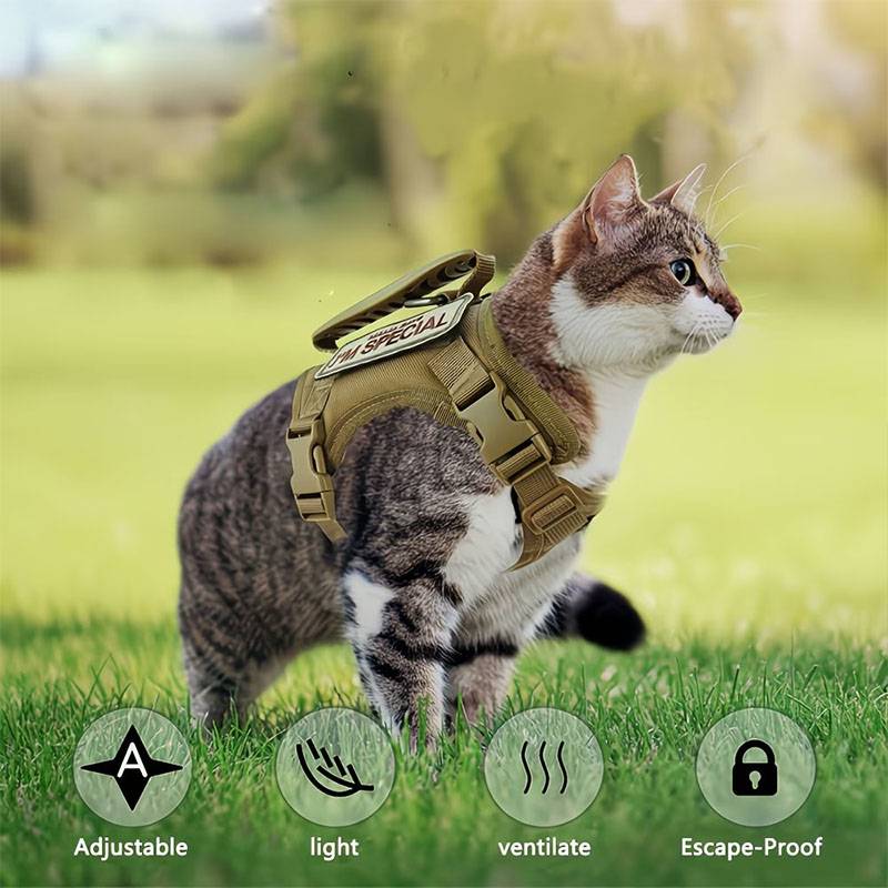 Breathable Tactical Pet Harnes - огляд і ціна Retractable Dog Leash