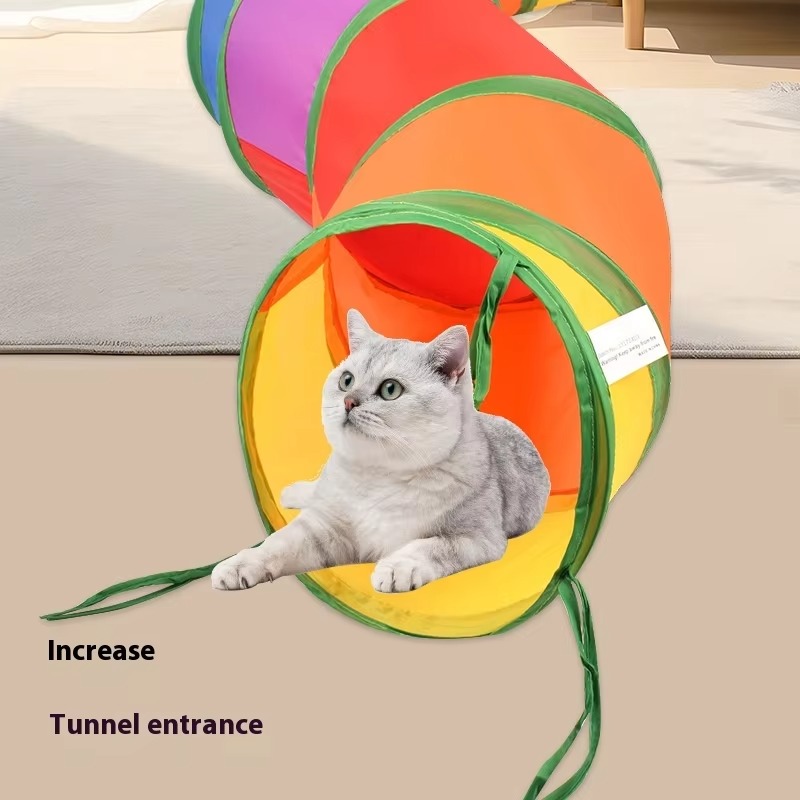 10pcs Universal Foldable Cat T - огляд і ціна Cat Tunnel Toy