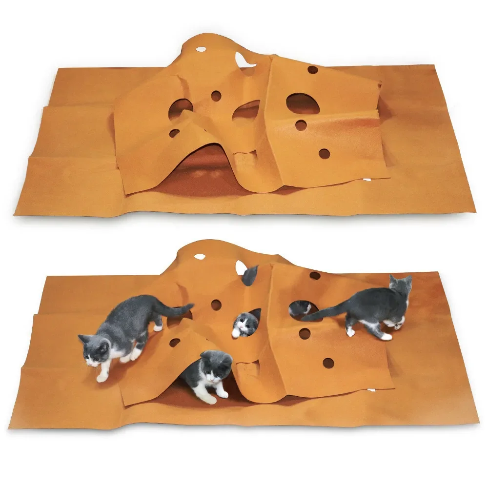 Cat Playing Game Mat Pet Toys  - огляд і ціна Cat Tunnel Toy