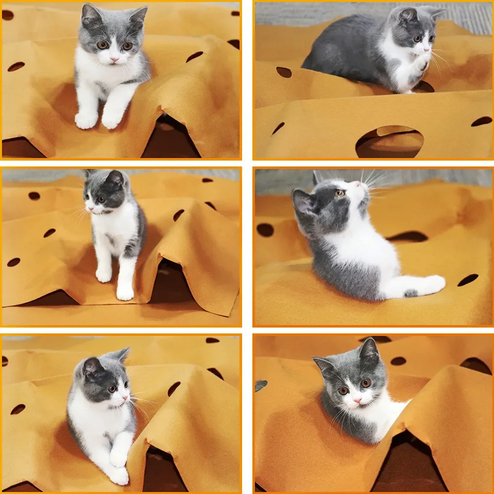 Cat Playing Game Mat Pet Toys  - огляд і ціна Cat Tunnel Toy
