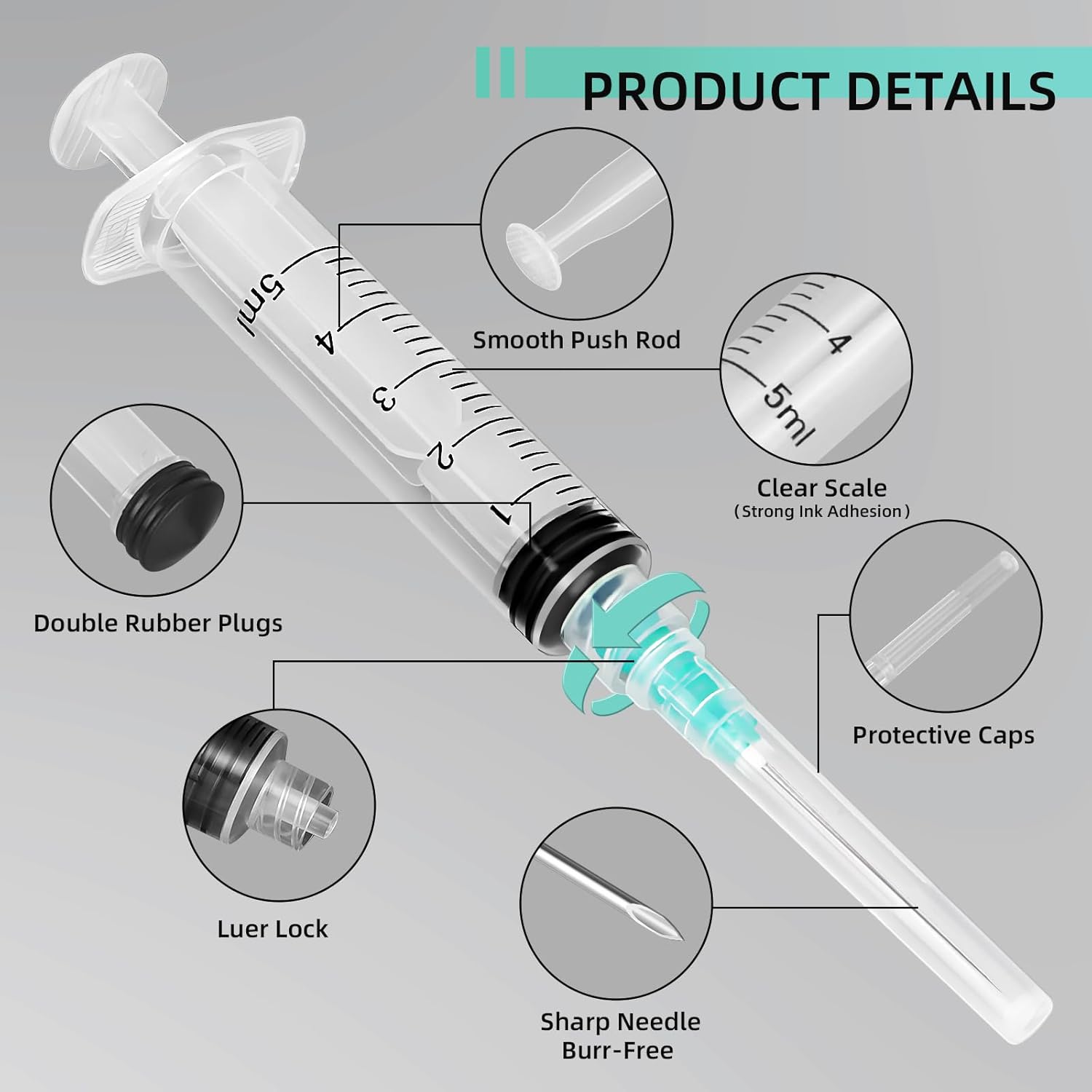5ml Luer Lock Syringe, Suitabl - огляд і ціна Pet Supplies Delivery