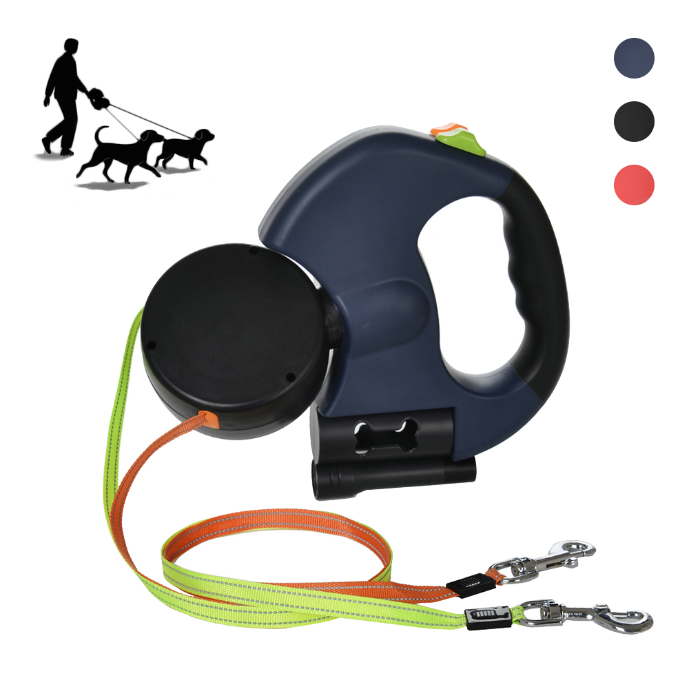 Dual Pet Leash for 2 Dogs Retr - огляд і ціна Retractable Dog Leash