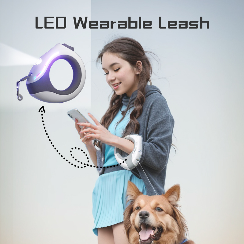 LED Pet Retractable Leash Wear - огляд і ціна Retractable Dog Leash