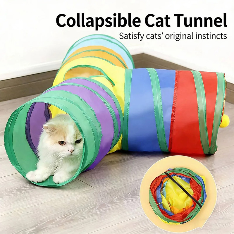 Cat Tunnel Pet Tube Collapsibl - огляд і ціна Cat Tunnel Toy
