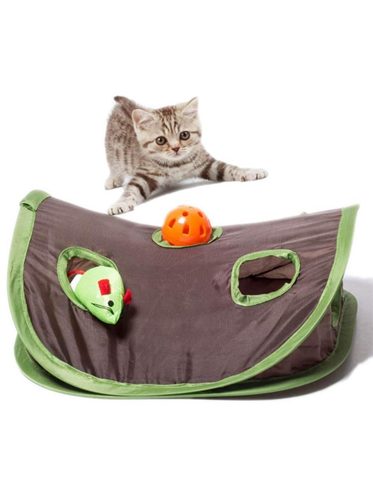 Cute Pet Cat Interactive Hide  - огляд і ціна Cat Tunnel Toy